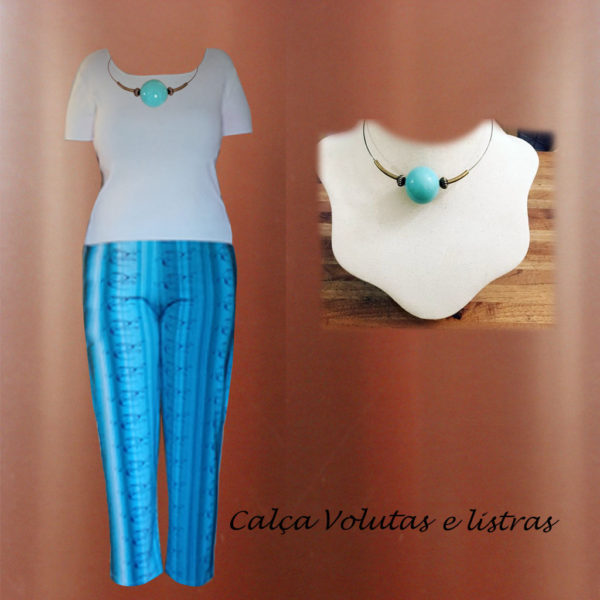 Calça -Volutas e Listras - Image 4